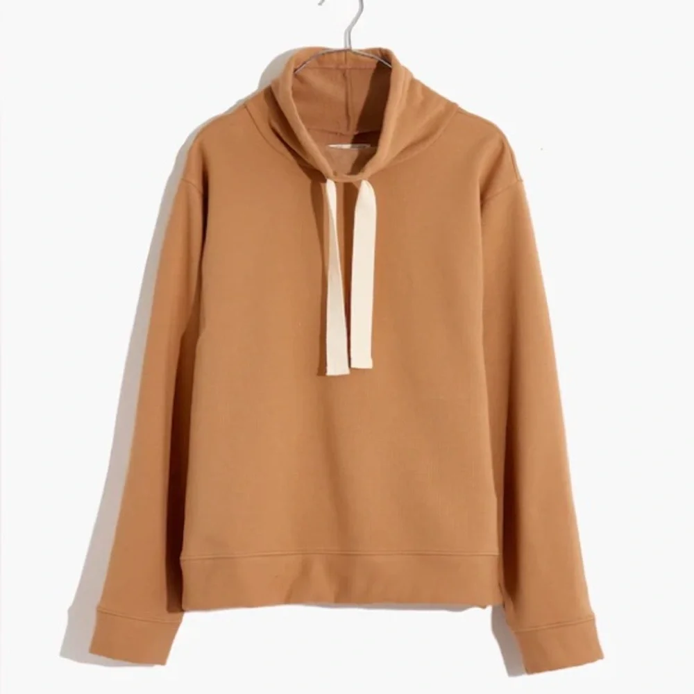 MADEWELL (MWL) Ribbed Funnelneck Sweatshirt - Picture 5 of 10